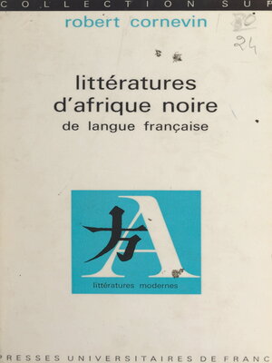 cover image of Littératures d'Afrique noire de langue française